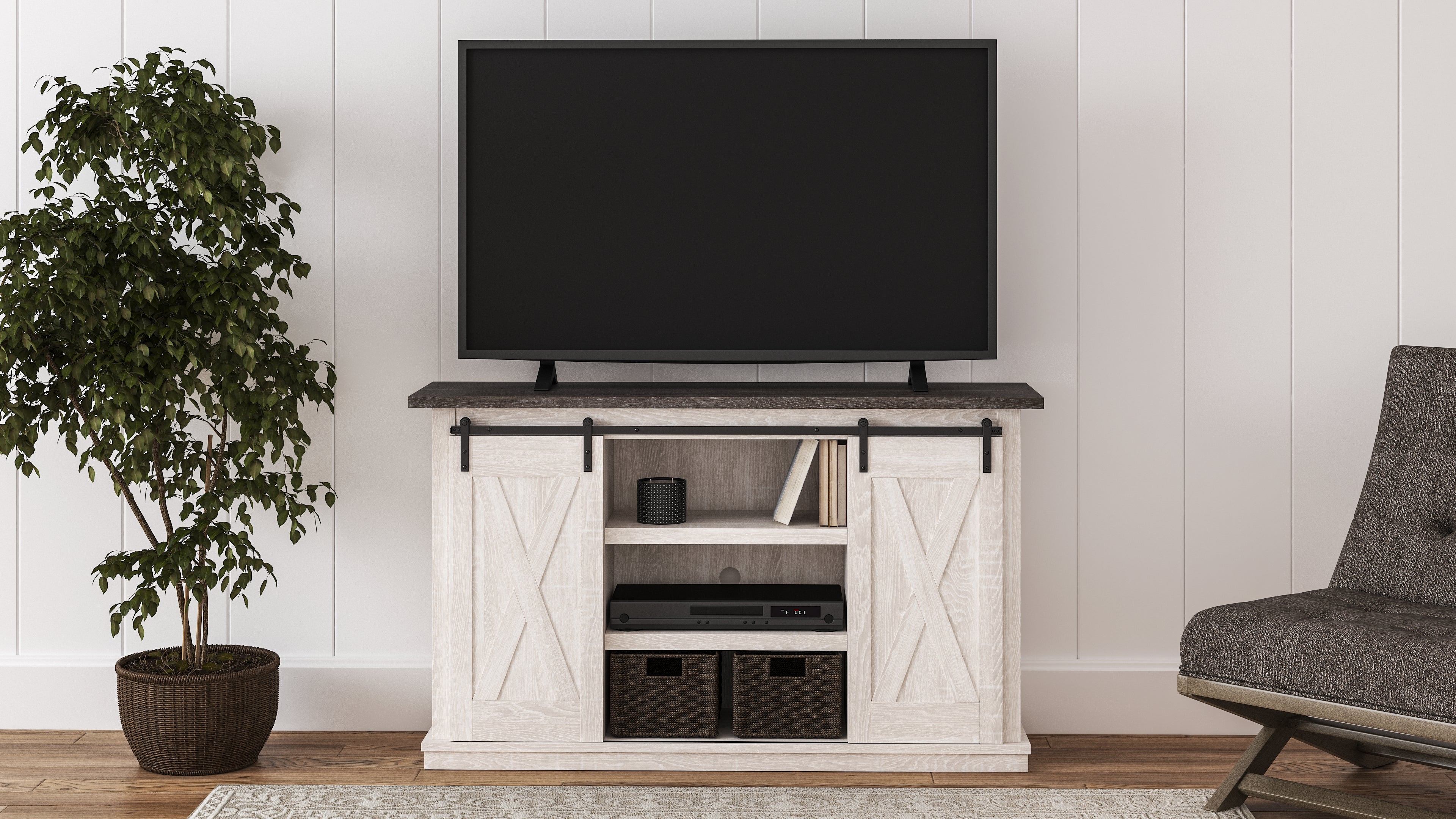 Furniture City Laplace - Ashley Furniture - Dorrinson 54" TV Stand - 54" / Two-tone - W287-48