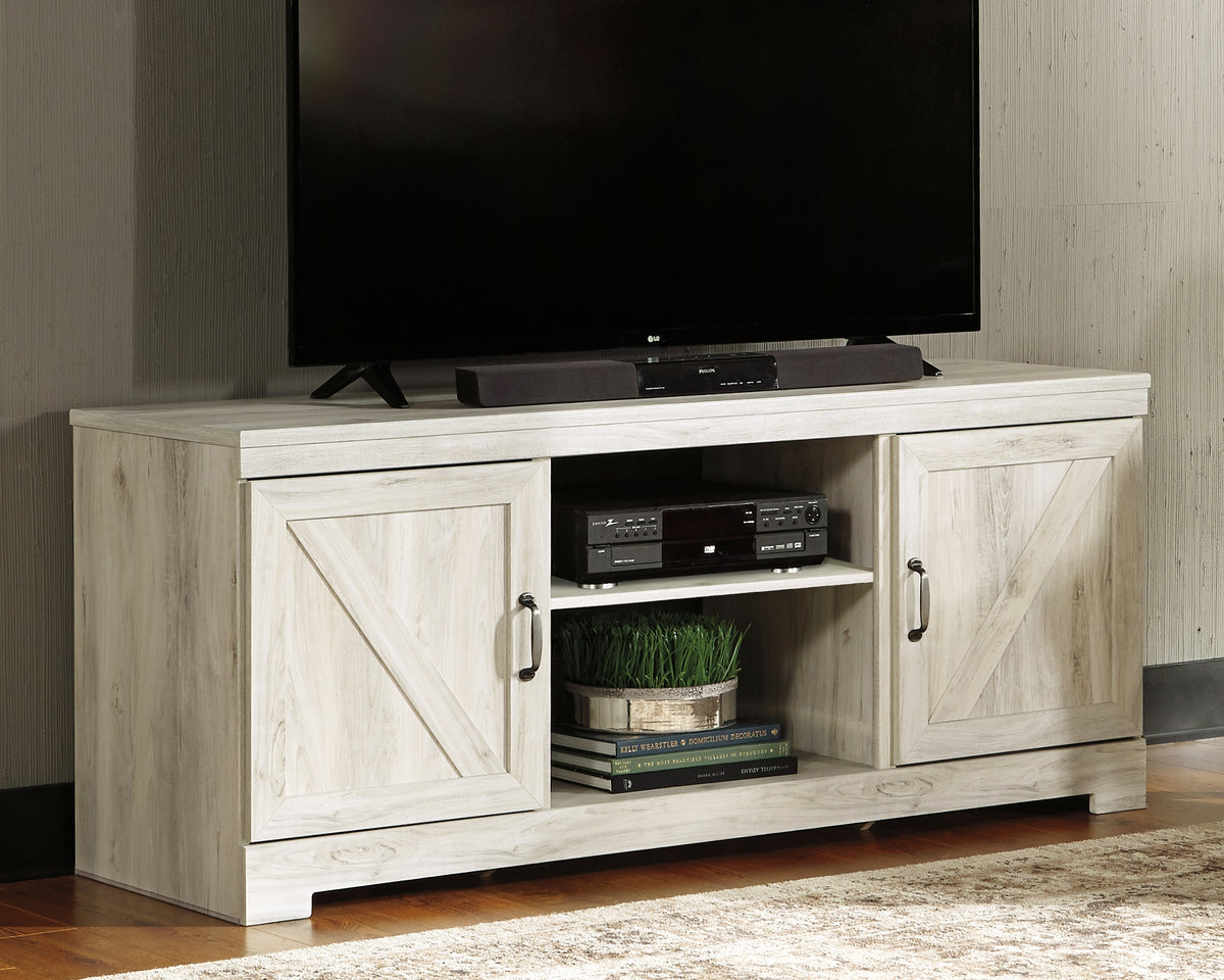 Furniture City Laplace - Ashley Furniture - Bellaby TV Stand - 63" / Whitewash - W331-68