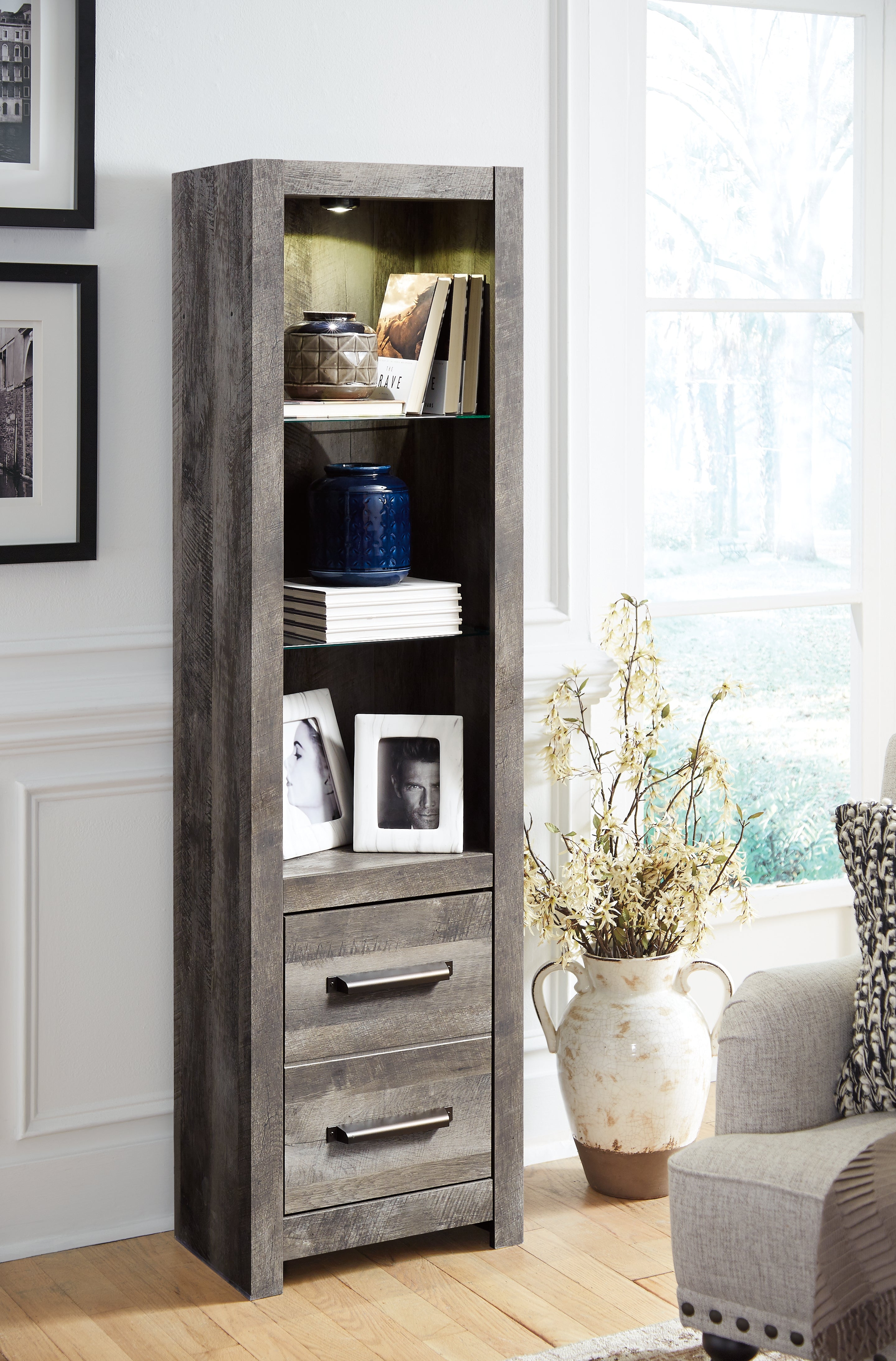Furniture City Laplace - Ashley Furniture - Wynnlow Entertainment Center - Pier / Gray - W440-24