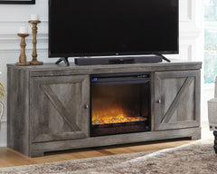 Furniture City Laplace - Ashley Furniture - Wynnlow 63" TV Stand with Electric Fireplace - 63" TV Stand with Electric Fireplace / Gray - W440W4