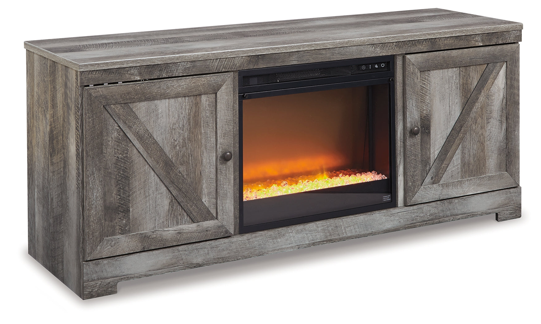 Furniture City Laplace - Ashley Furniture - Wynnlow 63" TV Stand with Electric Fireplace - 63" TV Stand with Electric Fireplace / Gray - W440W4
