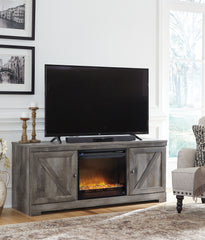 Furniture City Laplace - Ashley Furniture - Wynnlow 63" TV Stand with Electric Fireplace - 63" TV Stand with Electric Fireplace / Gray - W440W4