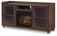 Furniture City Laplace - Ashley Furniture - Starmore 70" TV Stand with Electric Fireplace - 70" TV Stand with Electric Fireplace / Brown - W633W5