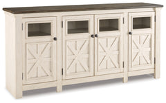 Furniture City Laplace - Ashley Furniture - Bolanburg 60" TV Stand - 60" / White/Weathered Gray - W647-38