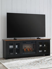 Furniture City Laplace - Ashley Furniture - Wildenauer 76" TV Stand with Electric Fireplace - 76" TV Stand with Electric Fireplace - W664W1
