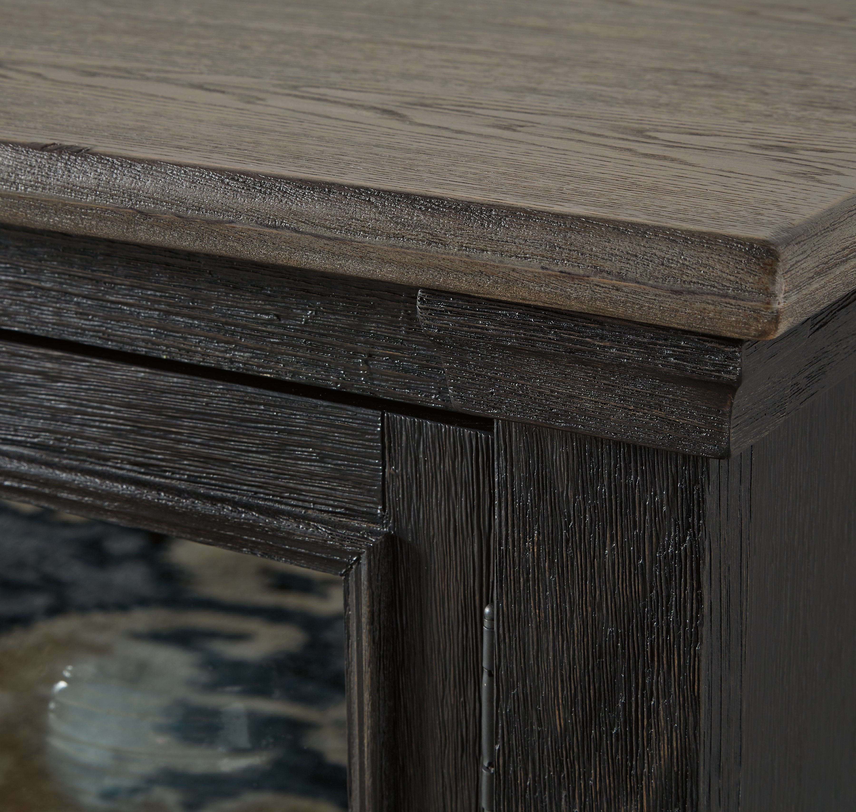Furniture City Laplace - Ashley Furniture - Tyler Creek 74" TV Stand - 74" / Black/Gray - W736-68