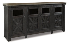 Furniture City Laplace - Ashley Furniture - Tyler Creek 74" TV Stand - 74" / Black/Gray - W736-68