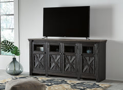 Furniture City Laplace - Ashley Furniture - Tyler Creek 74" TV Stand - 74" / Black/Gray - W736-68