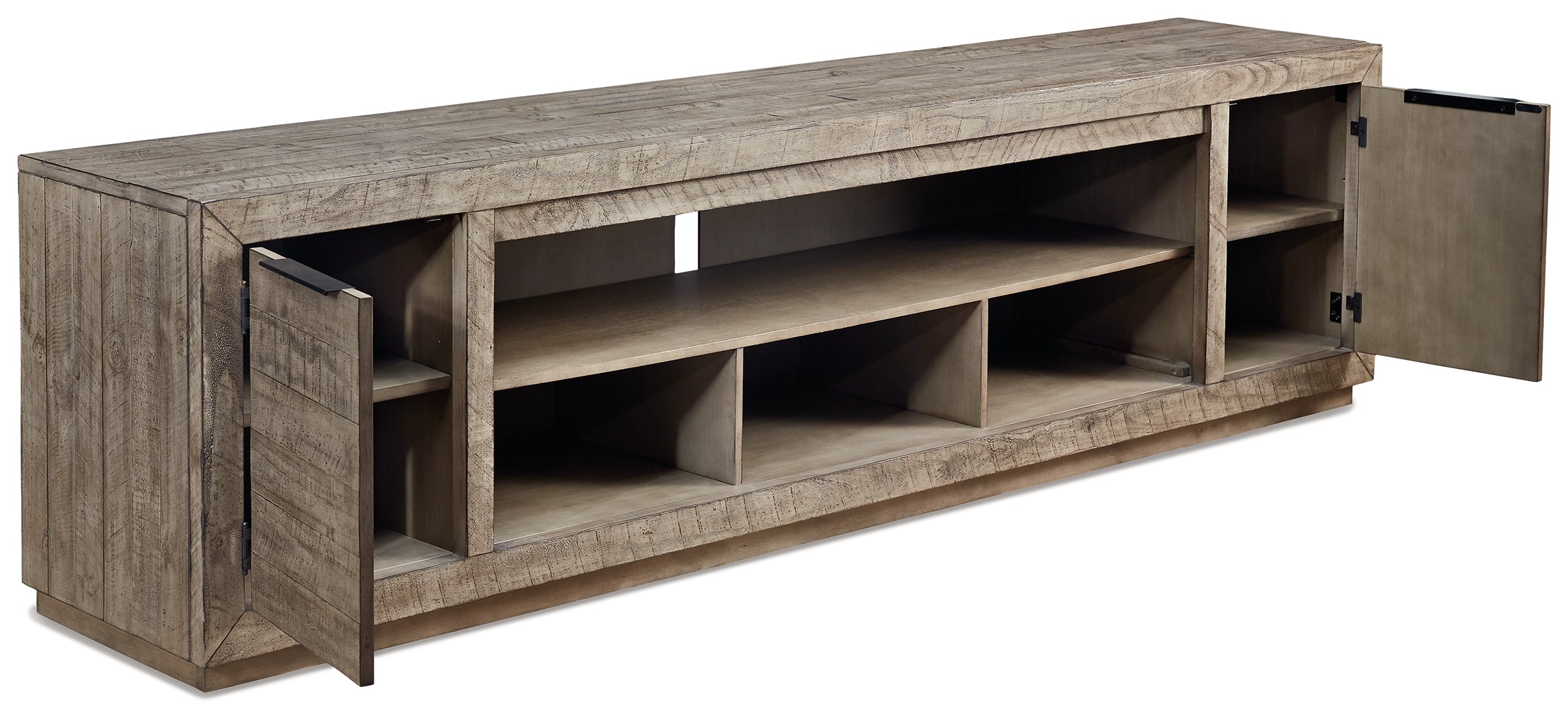 Furniture City Laplace - Ashley Furniture - Krystanza 92" TV Stand - 92" / Weathered Gray - W760-78