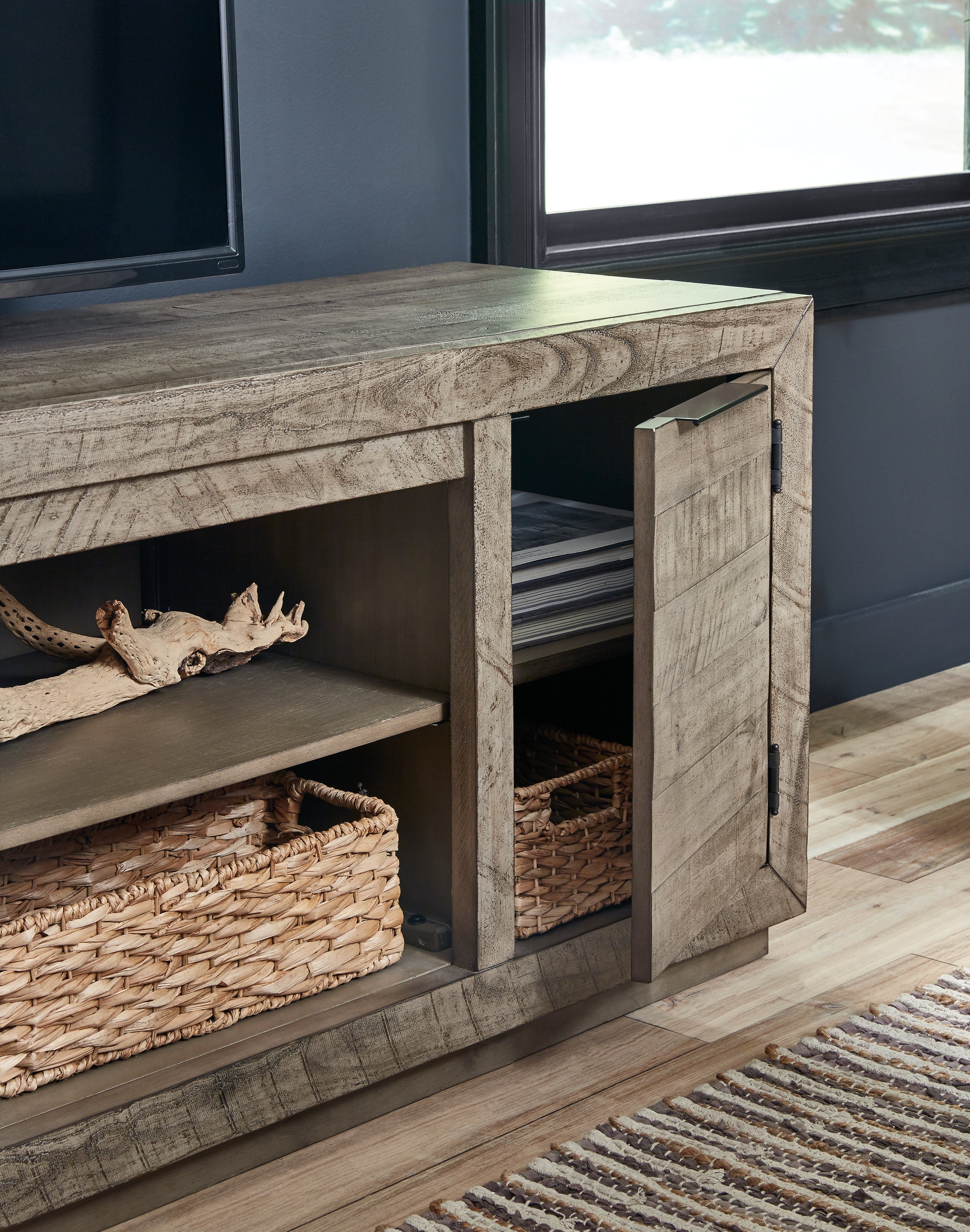 Furniture City Laplace - Ashley Furniture - Krystanza 92" TV Stand - 92" - W760-78
