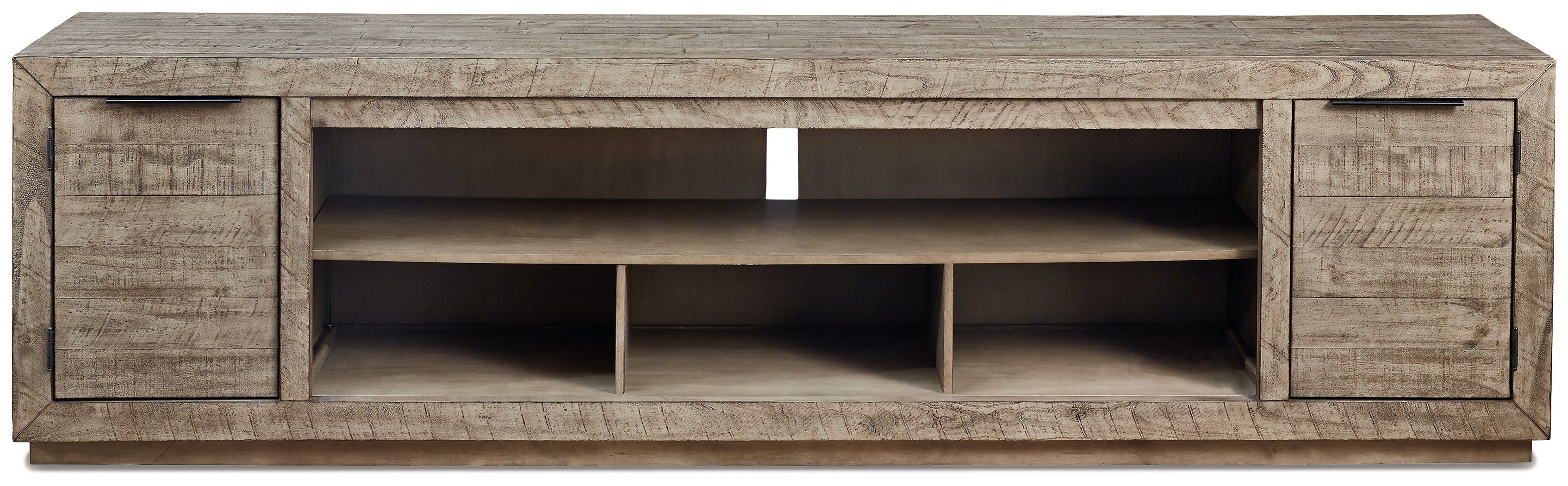 Furniture City Laplace - Ashley Furniture - Krystanza 92" TV Stand - 92" / Weathered Gray - W760-78
