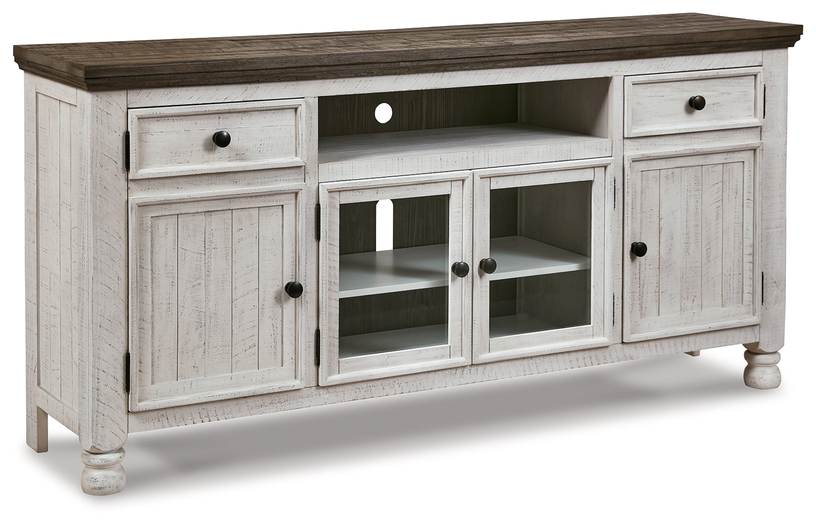 Furniture City Laplace - Ashley Furniture - Havalance 67" TV Stand - TV Stand / Two-tone - W814-68
