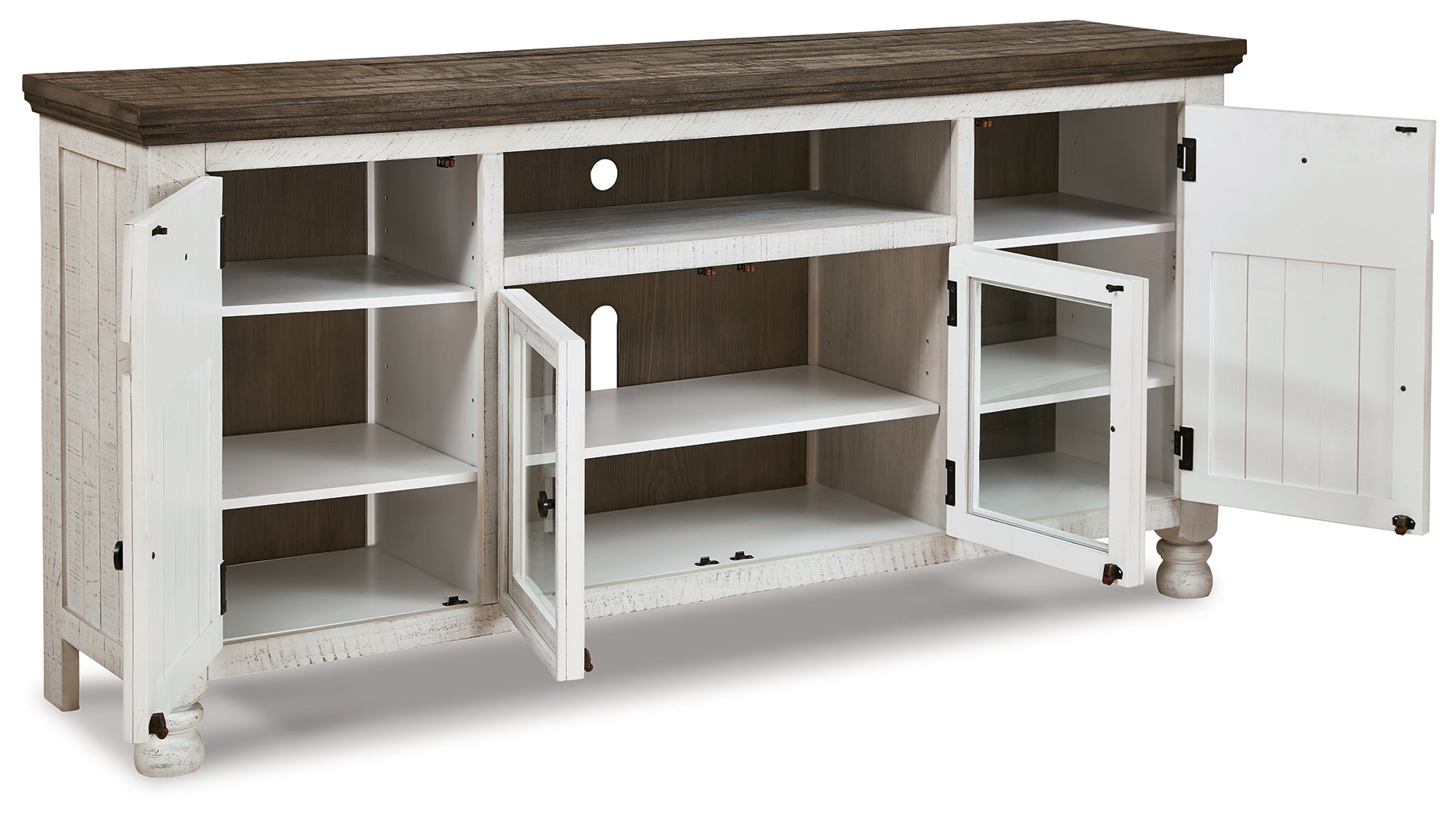 Furniture City Laplace - Ashley Furniture - Havalance 67" TV Stand - TV Stand / Two-tone - W814-68