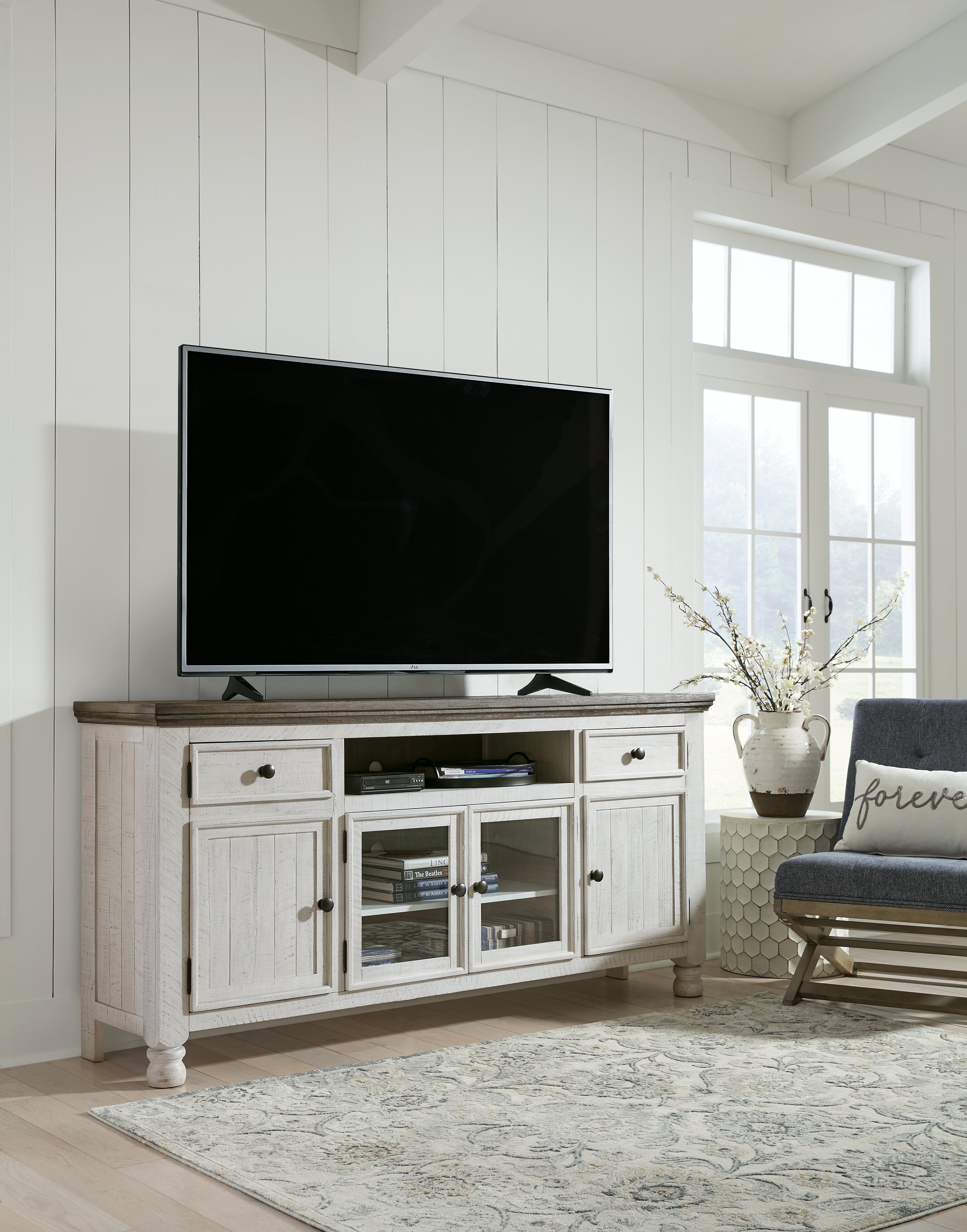 Furniture City Laplace - Ashley Furniture - Havalance 67" TV Stand - TV Stand / Two-tone - W814-68