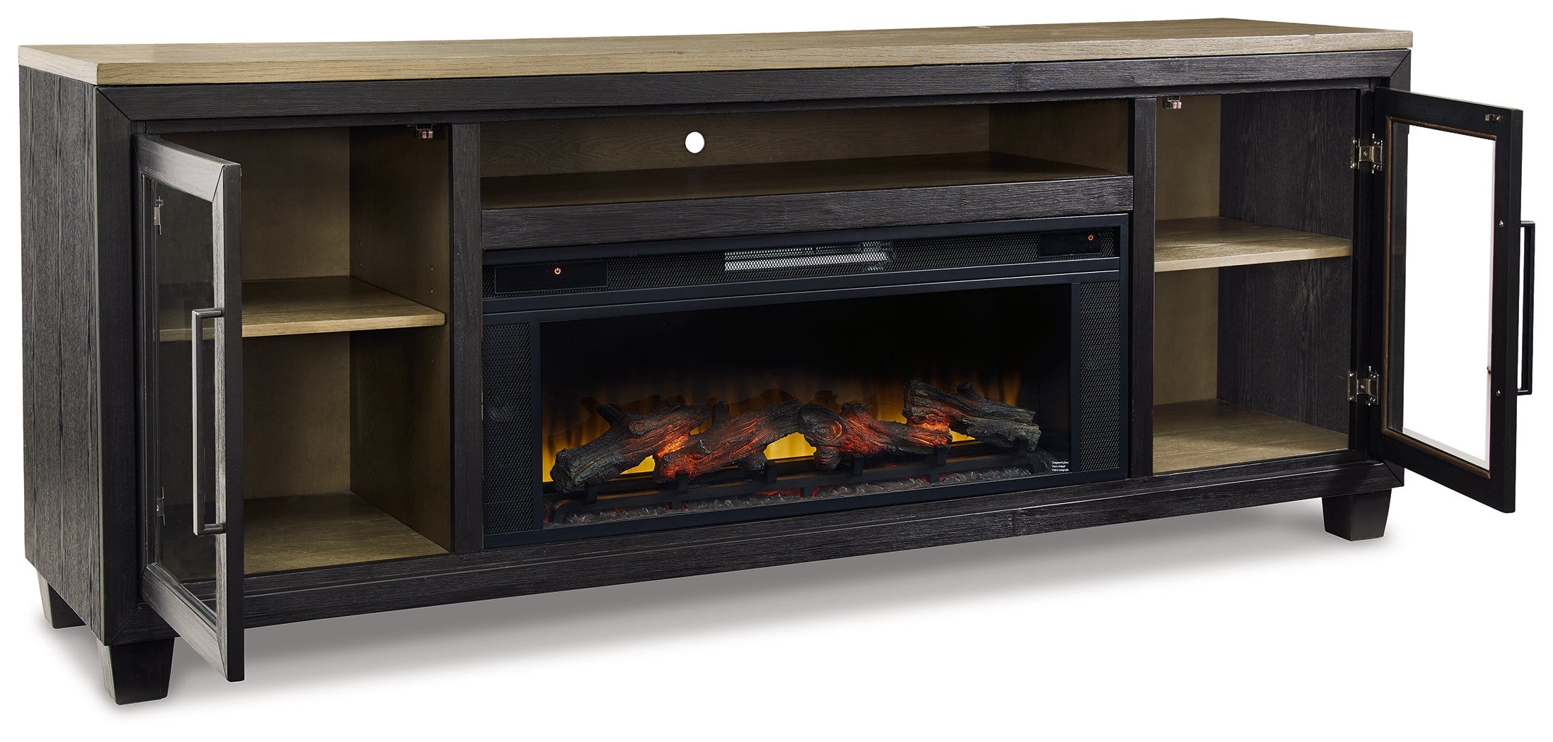 Furniture City Laplace - Ashley Furniture - Foyland 83" TV Stand with Electric Fireplace - 83" TV Stand with Electric Fireplace - W989W1