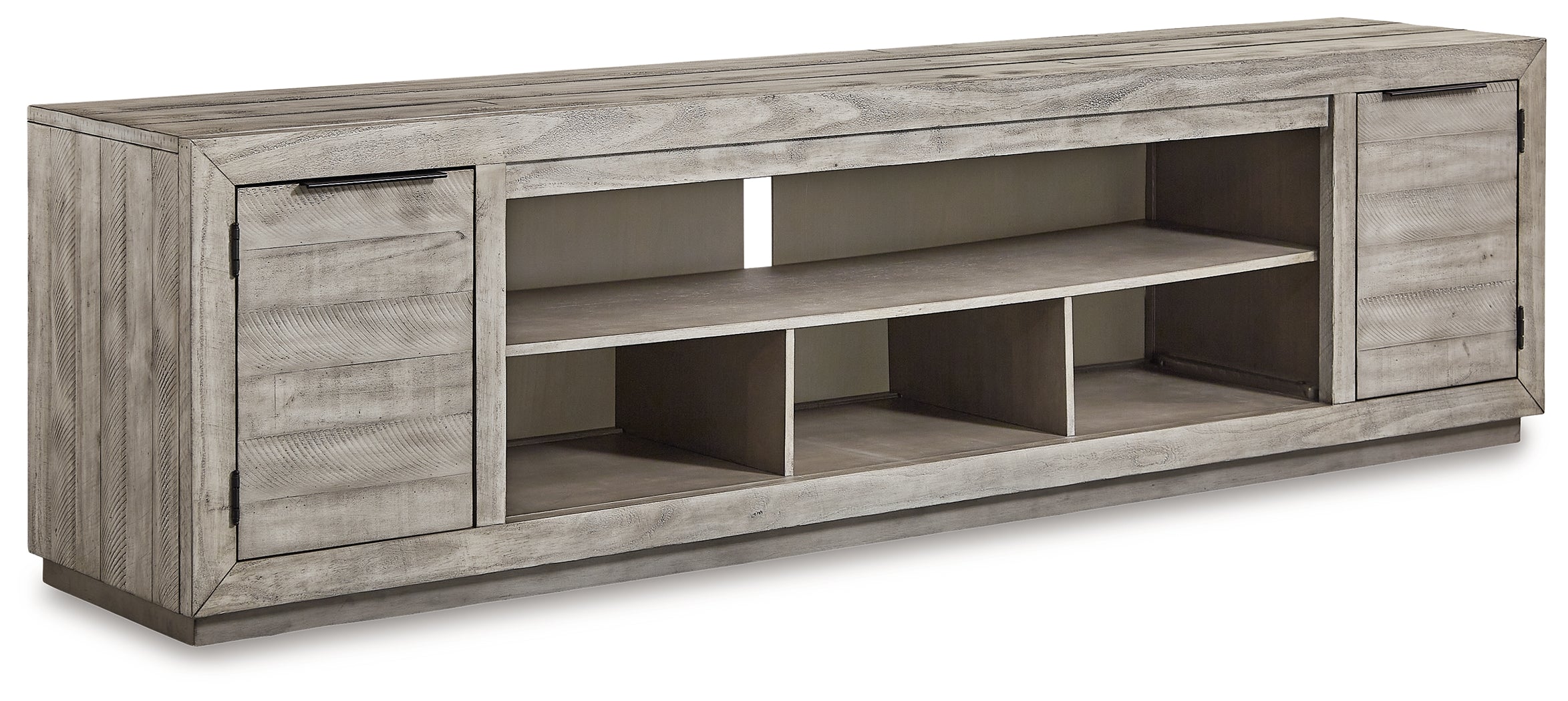 Furniture City Laplace - Ashley Furniture - Naydell 92" TV Stand - 92" / Gray - W996-78