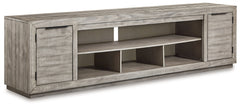 Furniture City Laplace - Ashley Furniture - Naydell 92" TV Stand - 92" / Gray - W996-78