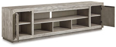 Furniture City Laplace - Ashley Furniture - Naydell 92" TV Stand - 92" / Gray - W996-78