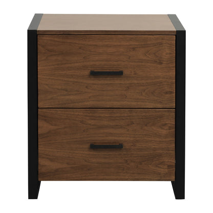 Sedley - File Cabinet - Brown / Black