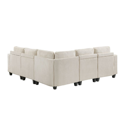 Walterboro - Sectional With Storage, Storage Pouches And Charging Ports