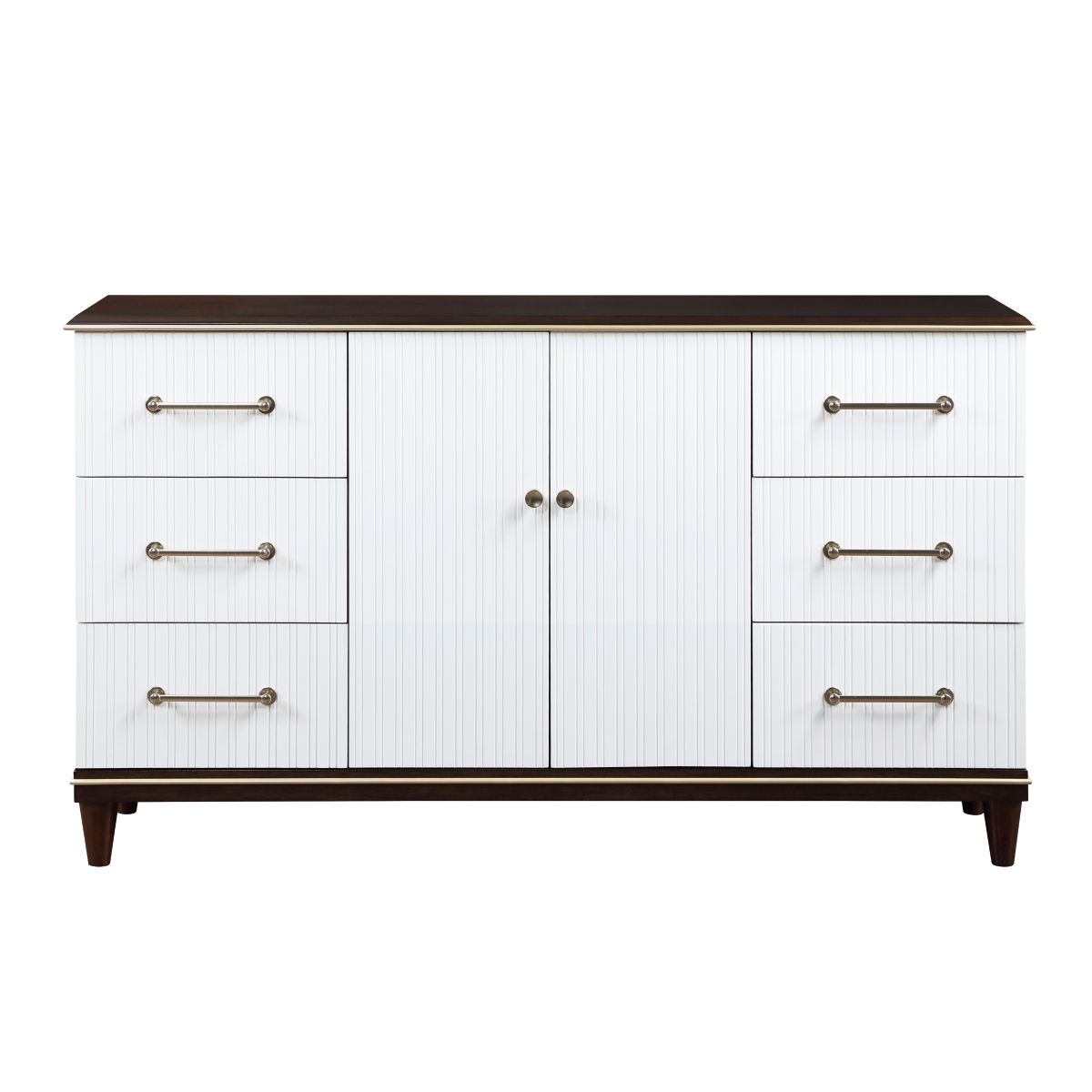 Niles - Dresser - White / Cherry