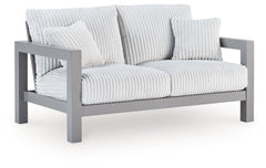 Hurley Park - Loveseat With Cushion - Gray