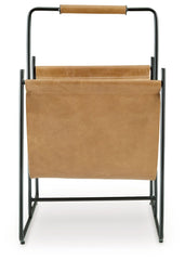 Faronworth - Magazine Rack - Brown / Black