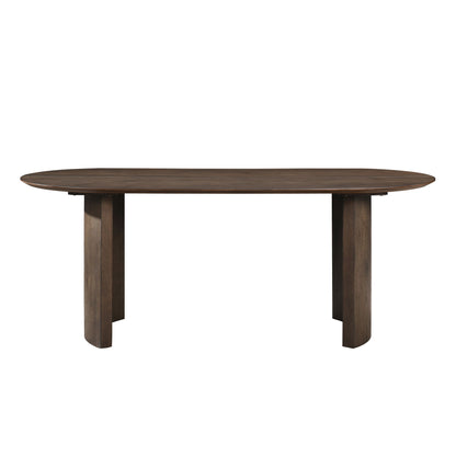 Kody - Oval Dining Table - Dark Walnut