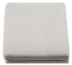 Koralynn - Oversized Accent Ottoman - Stone