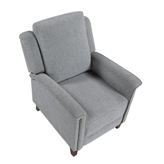 Lansing - Push Back Reclining Chair - Gray