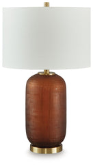 Farberman - Glass Table Lamp - Amber