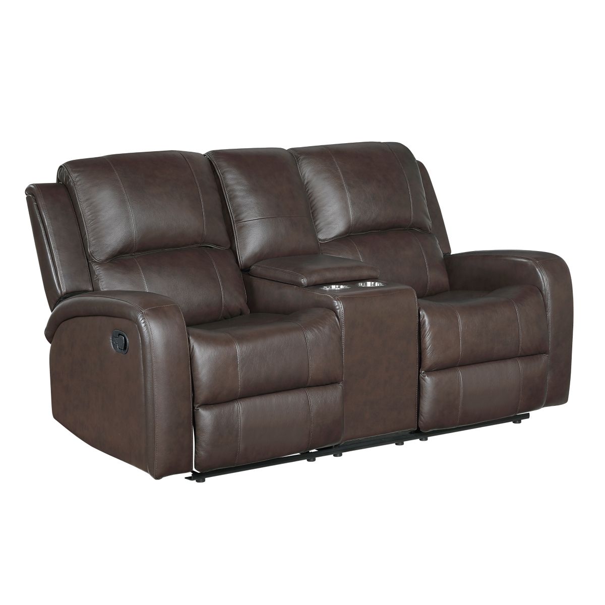 Austin - Double Reclining Loveseat With Center Console -
