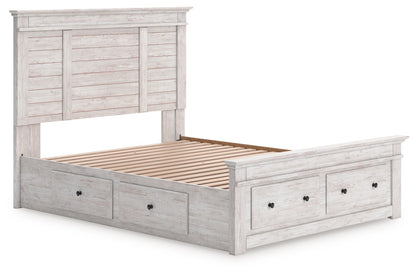 Makidern - Panel Storage Bed