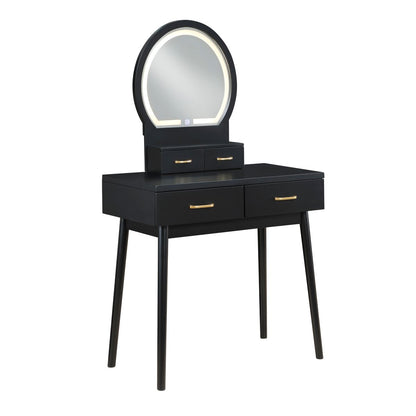 Camilla - Vanity Dresser With Mirror And Stool