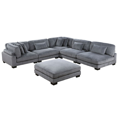 Traverse - Sectional With Ottoman