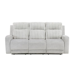 Benton - Double Reclining Sofa - Light Gray