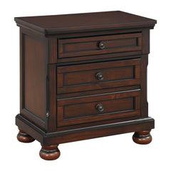 Cumberland - Nightstand, Hidden Drawer - Brown