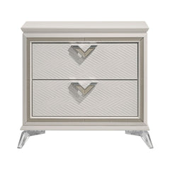 Audra - Nightstand - Gold / Silver / Champagne