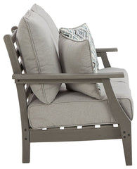 Visola - Loveseat w/Cushion - Gray