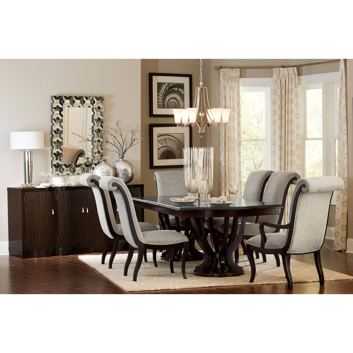 Savion - Dining Table - Espresso