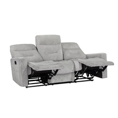 Lyndon - Double Reclining Sofa - Gray