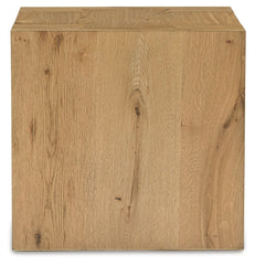 Bracken - Square End Table - Light Brown