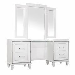Tamsin - Vanity Dresser With Mirror - White