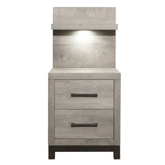 Zephyr - Nightstand With Wall Panel