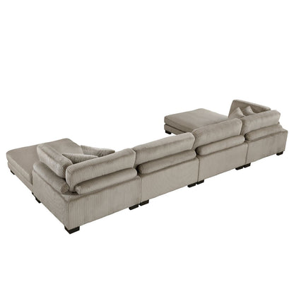 Traverse - Sectional With Ottoman