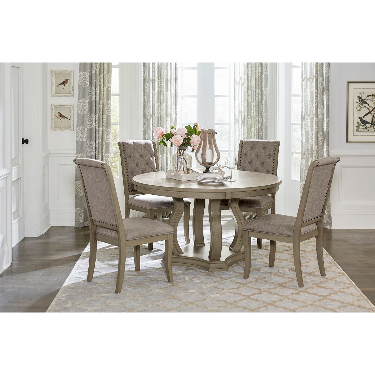 Vermillion - Side Chair (Set of 2) - Taupe