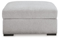 Gabyleigh - Ottoman With Storage - Nickel
