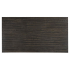 Plateau - Rectangle Table Pedestal Base - Rustic Espresso