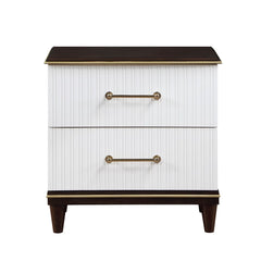 Niles - Nightstand - White / Cherry