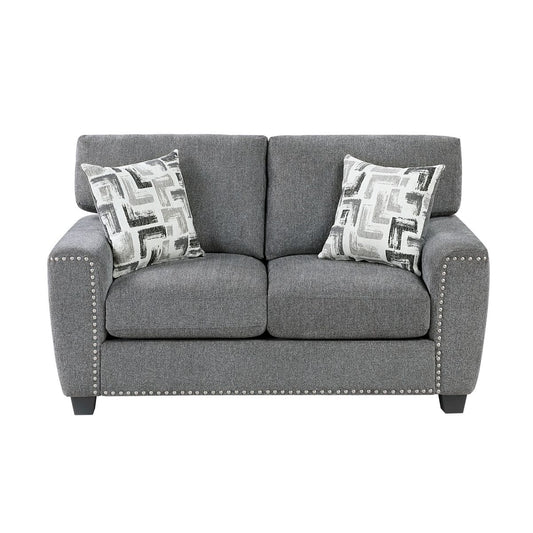 Isabel - Loveseat - Dark Gray